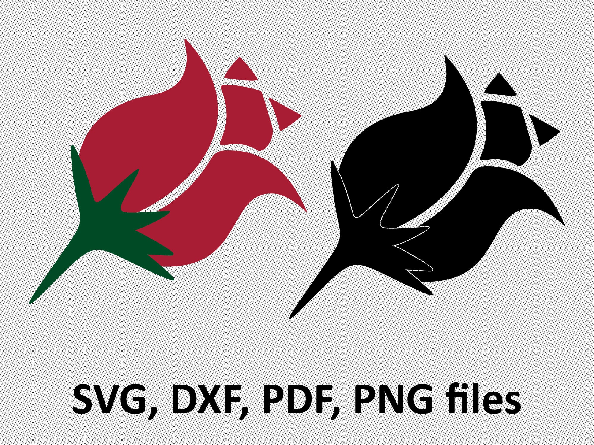 Download Rose Svg Flowers Svg Roses Svg Rose Silhouette Red Rose Etsy