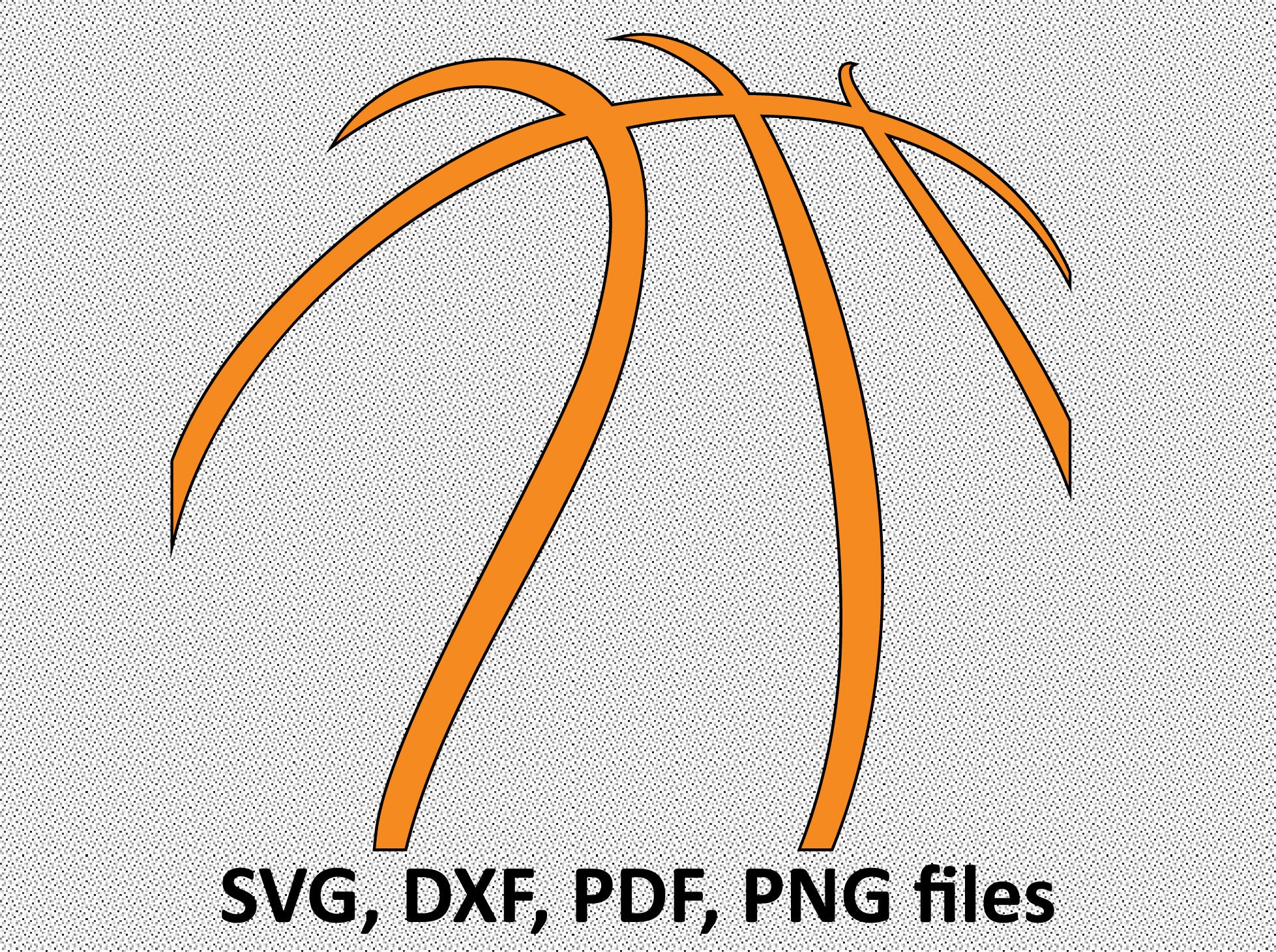 Download Basketball Svg Basketball Clipart Basketball Vector Etsy