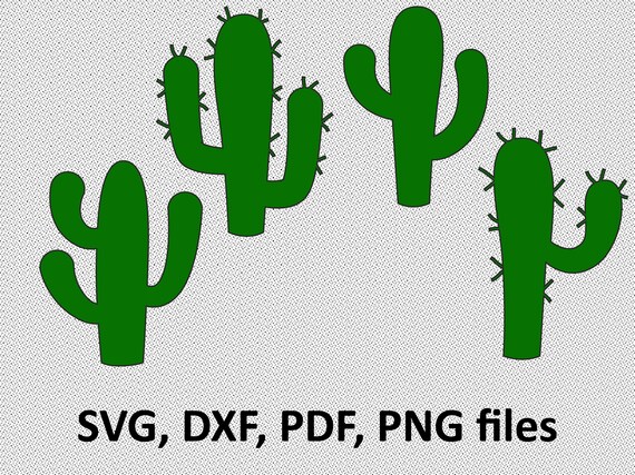 Download Cactus Svg Cactus Cut File Cactus Silhouettes Cactus Etsy