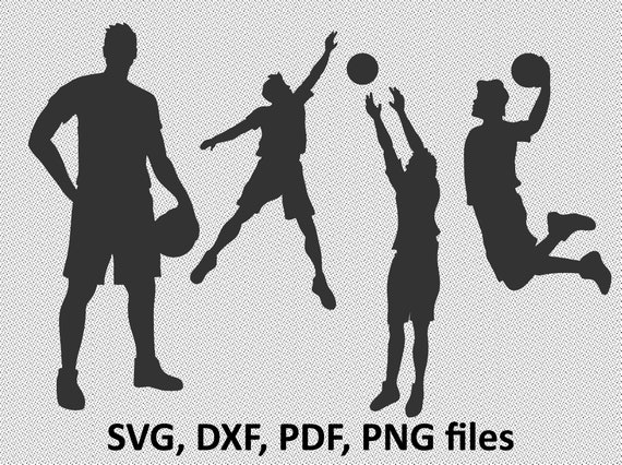 Download Basketball Svg Files Basketball Player Silhouette Basketball Etsy