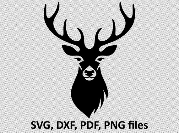 Download Deer Svg Deer Clipart Svg Dxf Pdf Png Deer Head Svg Cut Files Etsy