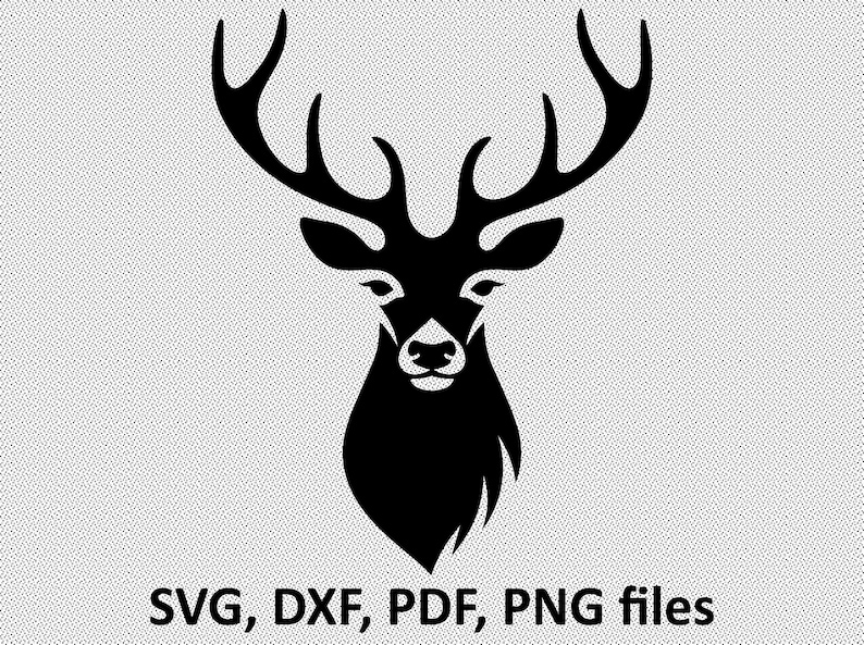 Download Deer Svg Deer Clipart SVG dxf pdf png Deer Head SVG Cut ...