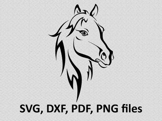 Horse Svghorse Head Svg Beautiful Horse Svg File For Cricut Etsy