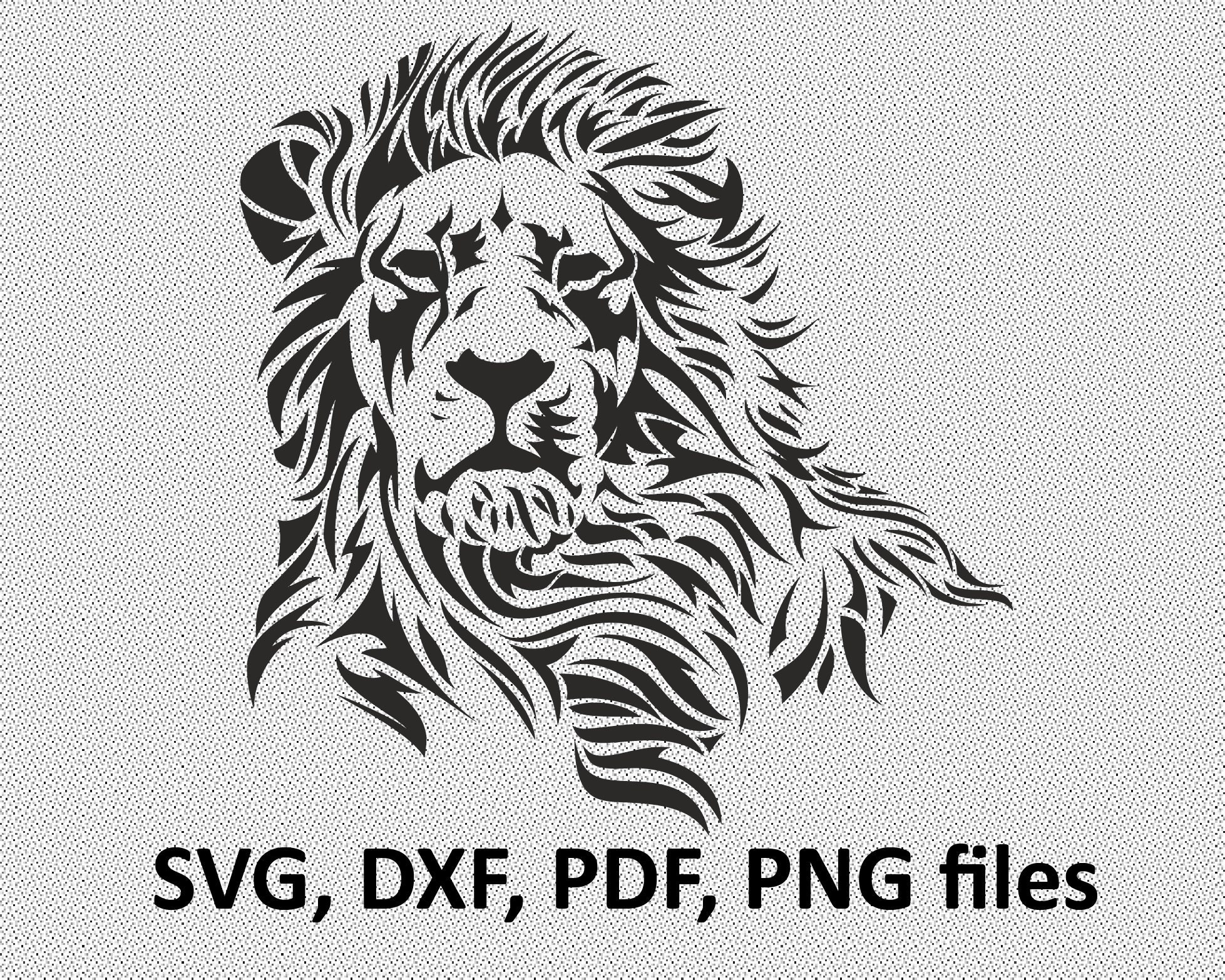 Lion Svg Lion Svg File For Cricut Lion Svg Designs Lion Svg Etsy