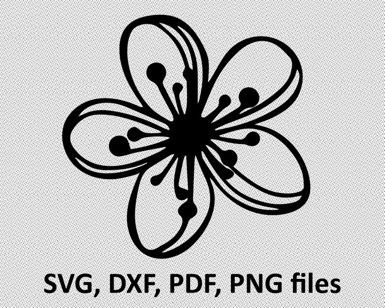 Download Daisy SVG Silhouette Cameo Cricut Cut File Simple flower ...