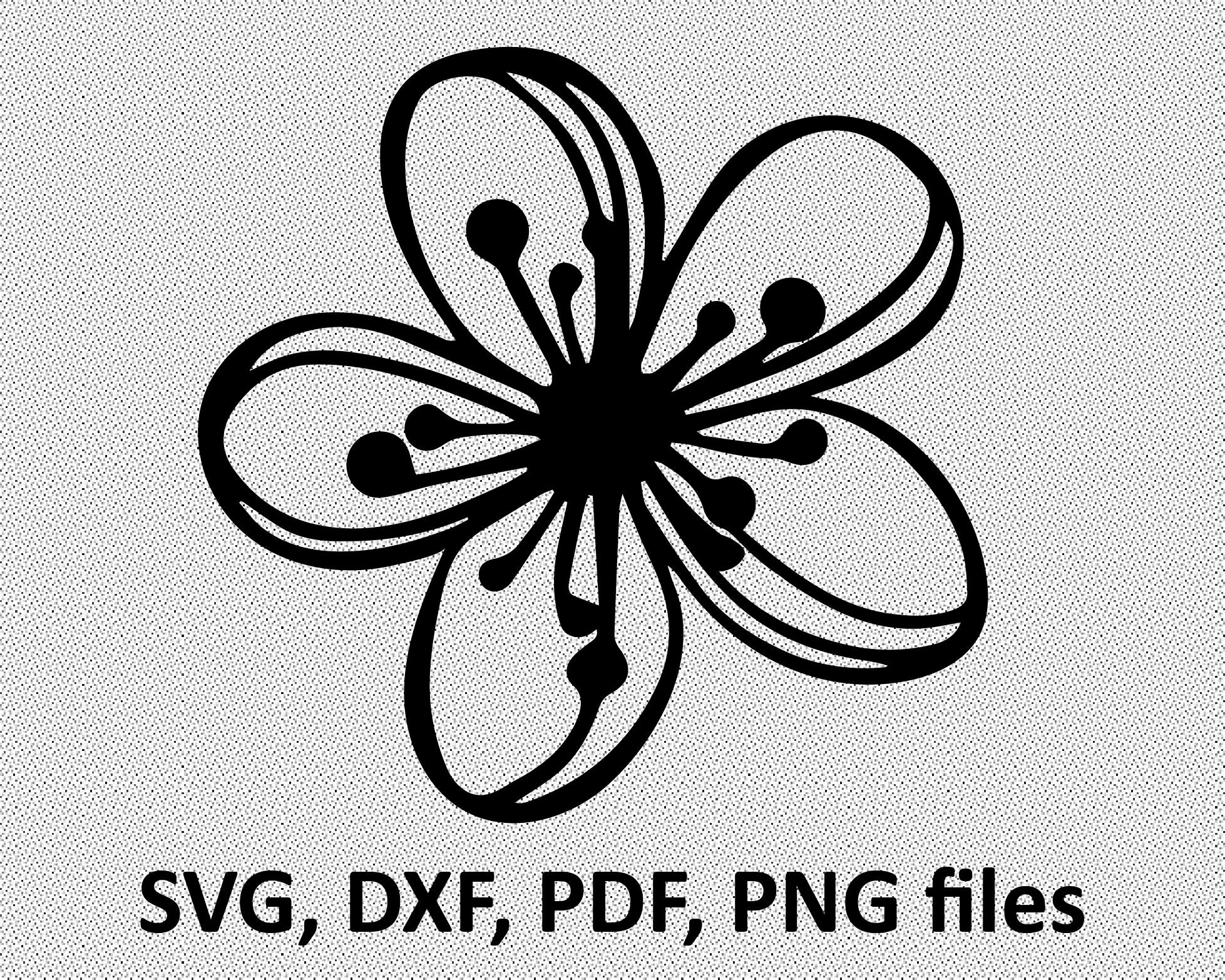 Free Free 212 Simple Flower Silhouette Svg SVG PNG EPS DXF File