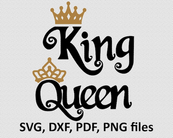 Download Royal Couple T Shirt Design Svg King Queen Svg Svg Cutting File Silhouette Dxf Png Vinyl