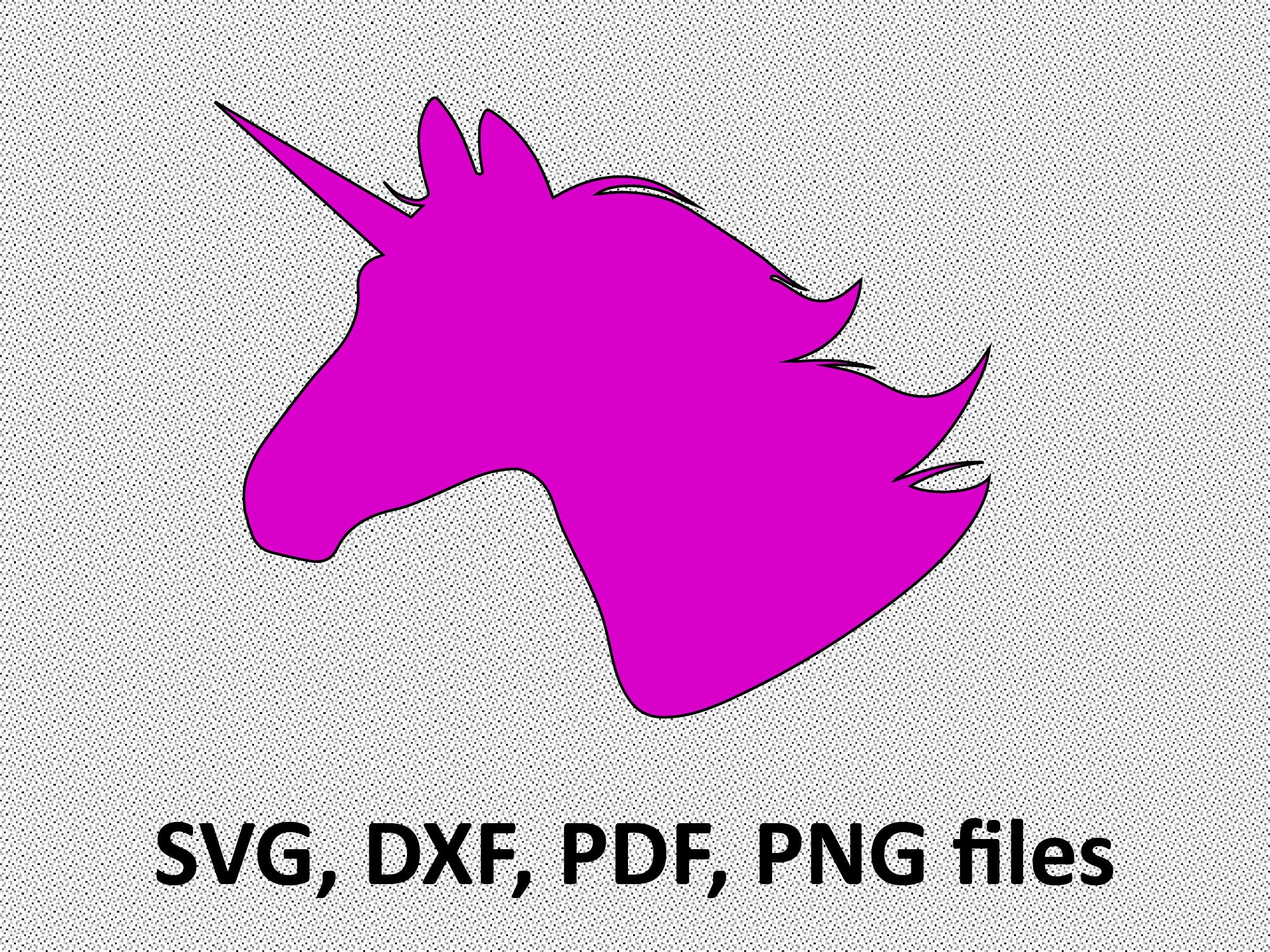 Download Unicorn Svg Unicorn Head Svg Unicorn Clip Art Unicorn Face Etsy