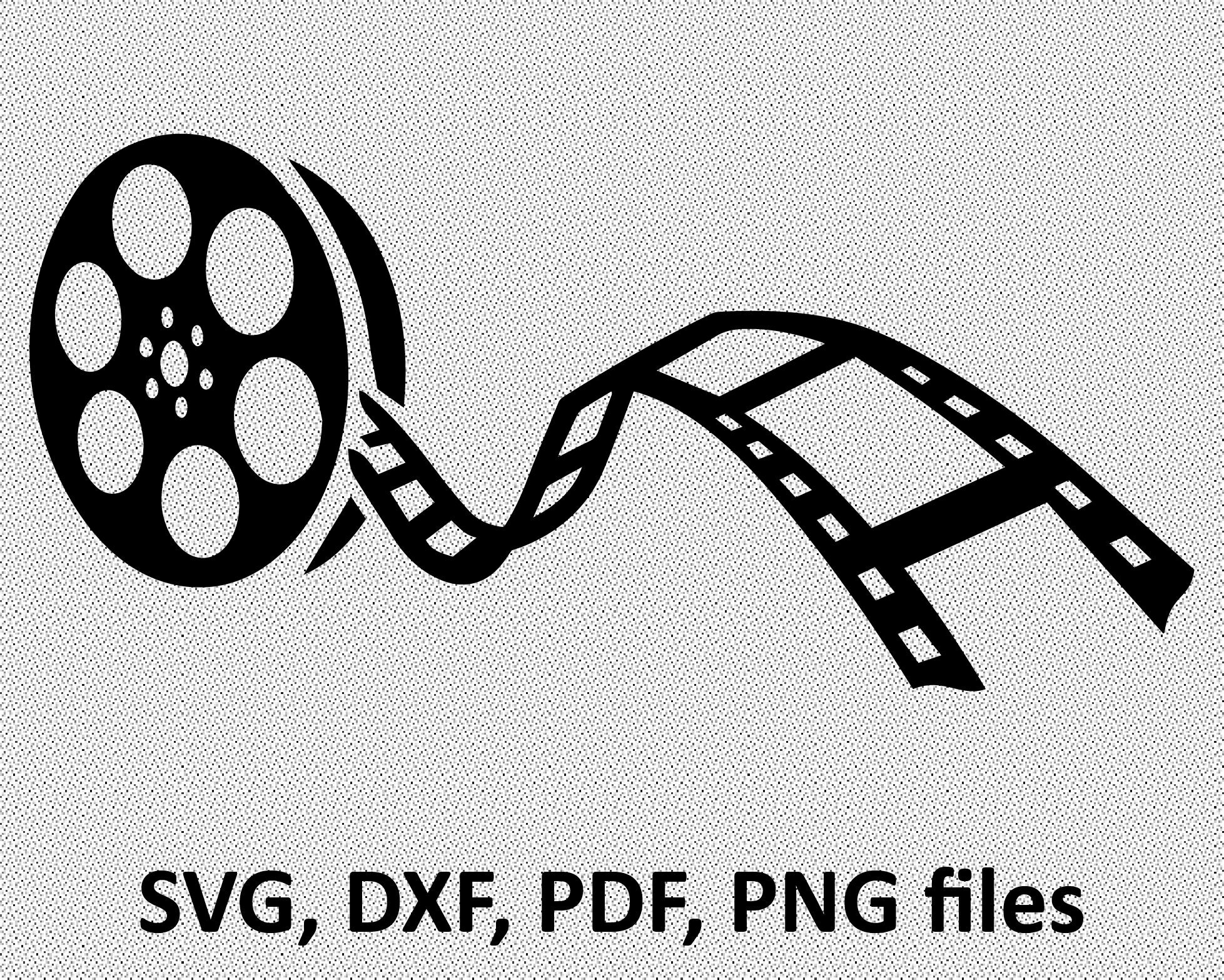 Filmstrip Film Strip SVG Negative Pictures Template SVG of Etsy Canada