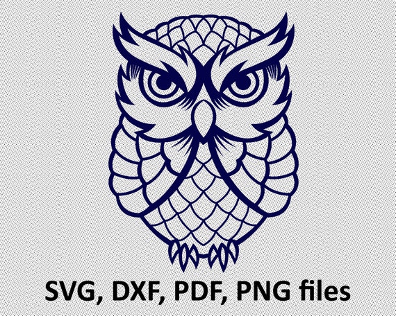 Download Free Owl Svg Owl Dxf Owl Pdf Owl Png Night Bird Svg Smart Etsy SVG Cut Files