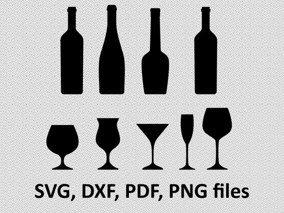 Download Wine Svg Bundle Wine Glass Design Wine Cut Files Glass Svg Etsy