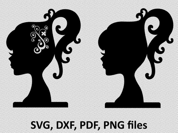Download Barbie Doll Head Silhouette Svg Barbie Doll Head Clipart Cut Files For Cricut Silhouette Svg Dxf