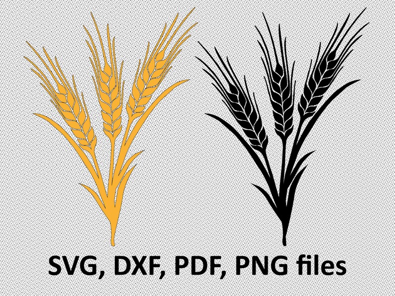 Download BARLEY SVG wheat harvest svg wheat clipart wheat svg file | Etsy