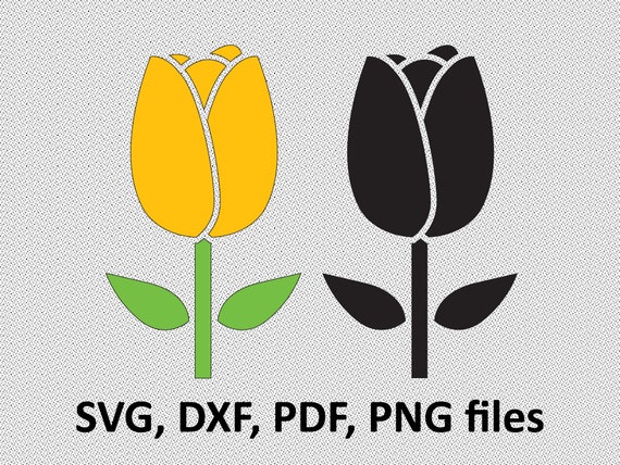 Tulip Svg Tulip Svg Tulip Clipart Tulips Clipart Tulip Etsy
