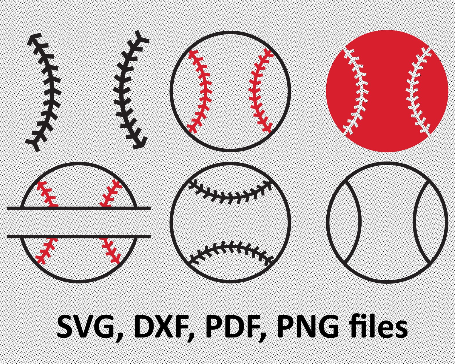 Baseball Name SVG Bundle Ball and Bats Custom Personalized Etsy