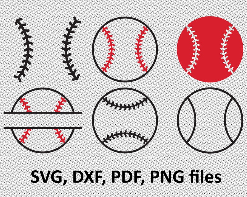 Download Baseball Name SVG Bundle Ball and Bats Custom Personalized | Etsy