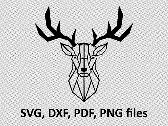 Download Deer Head Svg Deer Head Clipart Deer Head Silhouette Cut Etsy