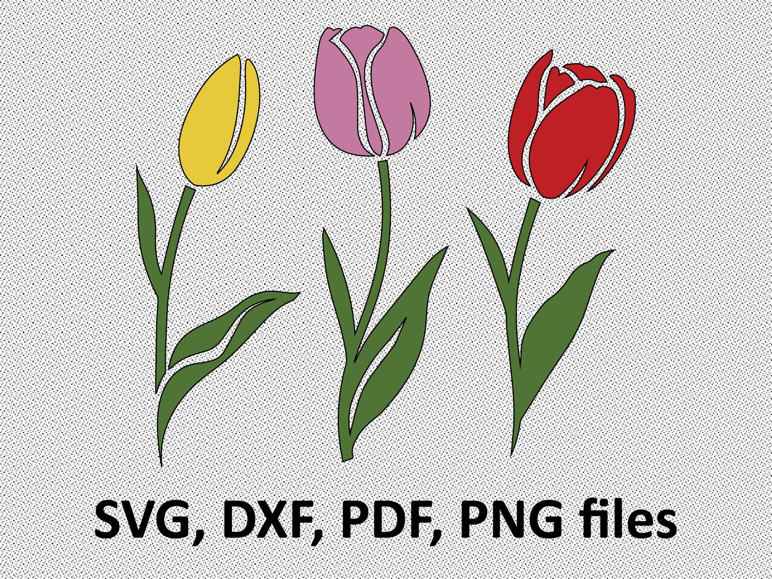 TULIPS SVG tulip svg tulip clipart tulips clipart tulip Etsy