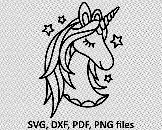 Download Unicorn Svg Unicorn Head Svg Unicorn Clip Art Unicorn Face Etsy