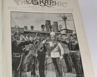 The Graphic; An Illustrated Weekly Newspaper; Volume 56, July Dec 1897. Rama V