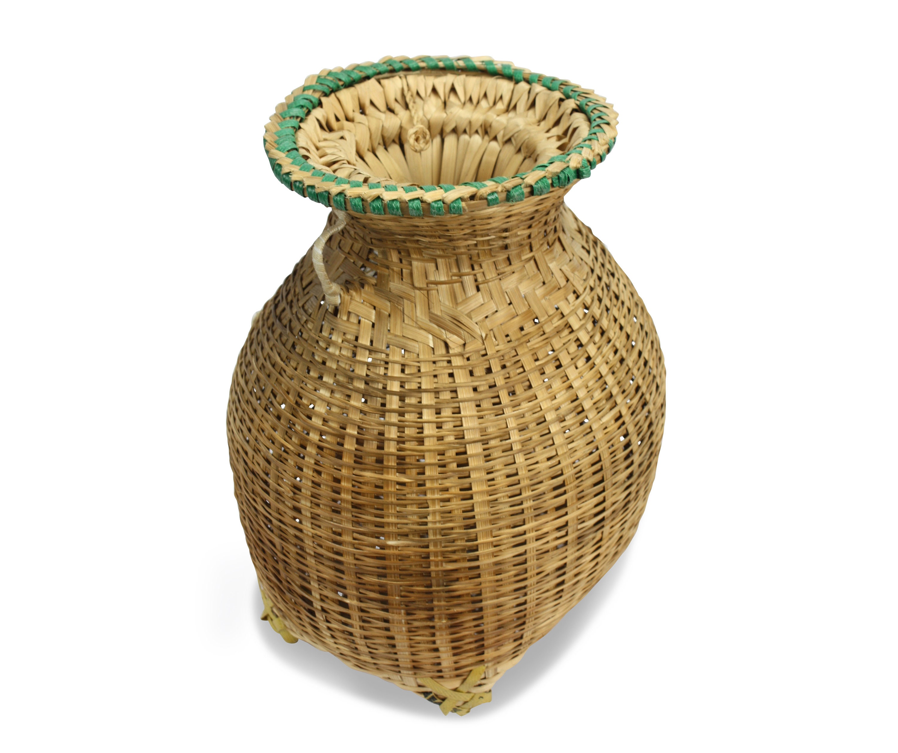 Thai Fishing Basket Round Style Fish Trap: Medium 35cm X 25cm