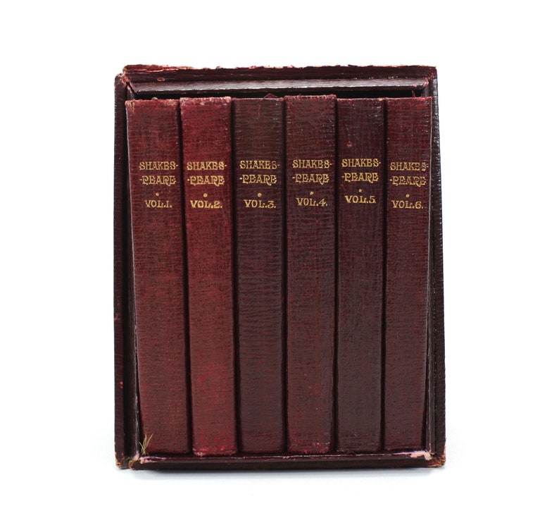 The Bijou Shakespeare The Complete Works of William Shakespeare, Illustrated. In Six Volumes. Boxed set of miniature volumes. image 2