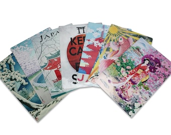 Japanische Metallschilder im Vintage-Stil, 30 cm x 20 cm; Auswahl an Designs