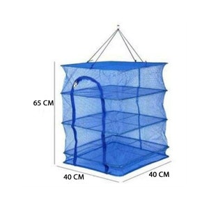 Gaiolas de secagem ao ar Sun Dry Condos Thai, em malha, 40 cm x 40 cm x 65 cm. Ideais para secar alimentos ou produtos artesanais.