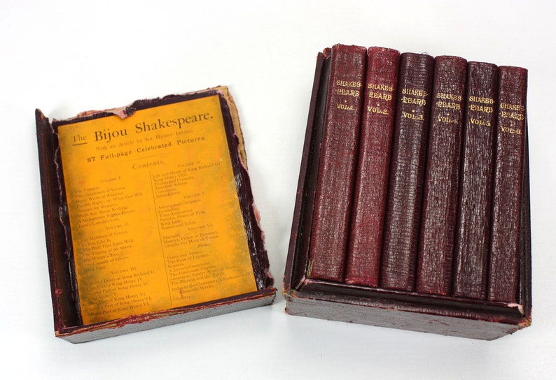 The Bijou Shakespeare The Complete Works of William Shakespeare, Illustrated. In Six Volumes. Boxed set of miniature volumes. image 6