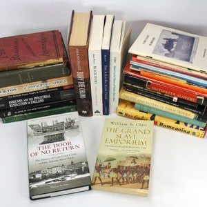 William St Clair Slavery Research Materials - slavery reference books from his library, along with 2 personal copies of his published work.
