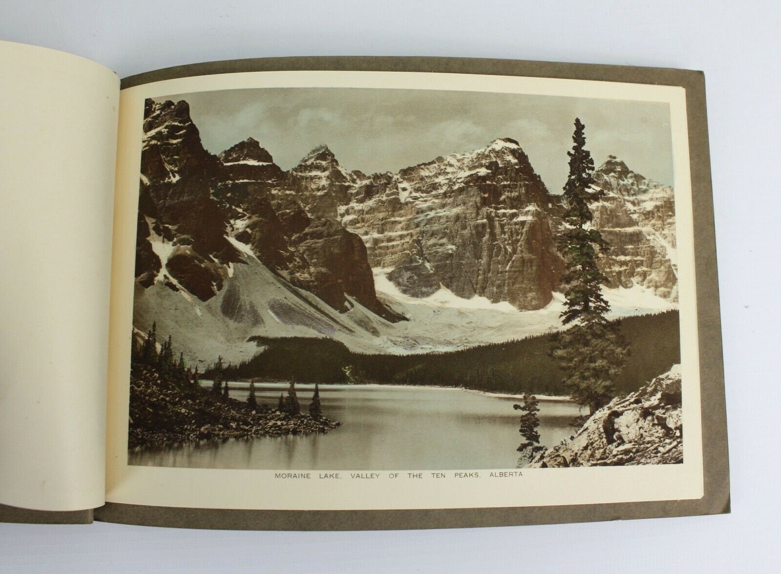 Vintage Photo Book Rocky Mountains of Canada Hand Colored Etsy