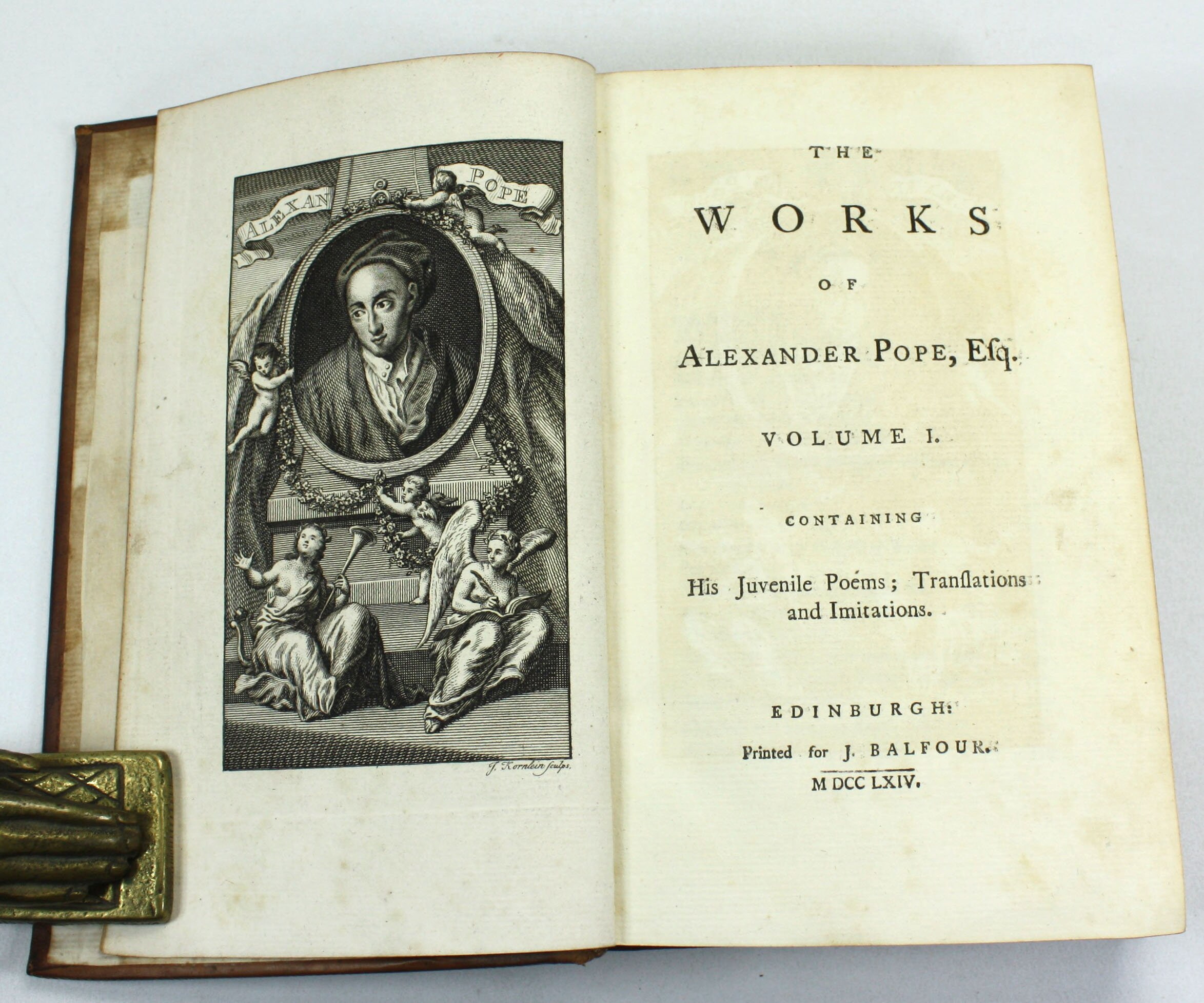 The Works of Alexander Pope, Esq, Volume I, Containing His 