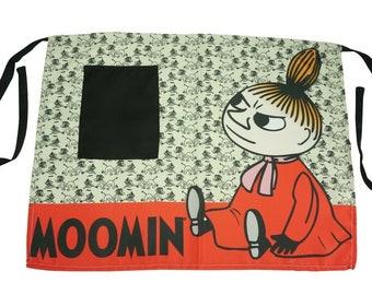 Moomin Apron; Little My. Fun apron for the kitchen or play. 45cm x 60cm.