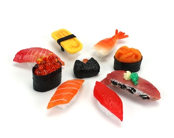 Realistic Japanese Sushi Models - Fridge Magnets - Looks Real! Choice of Sushi.