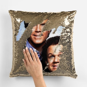 STEP BROTHERS - Will Ferrell Fan Sequin Pillowcase