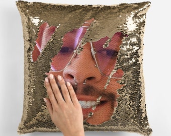 BAD BUNNY - Fan Sequin PIllowcase