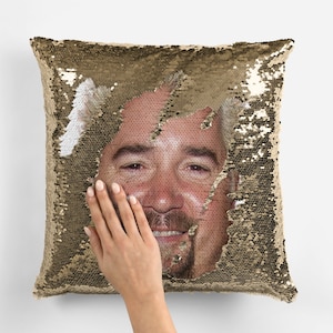 GUY FIERI Fan Sequin PIllowcase image 1