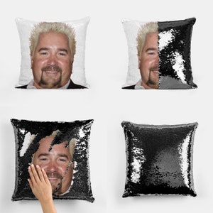 GUY FIERI Fan Sequin PIllowcase image 2