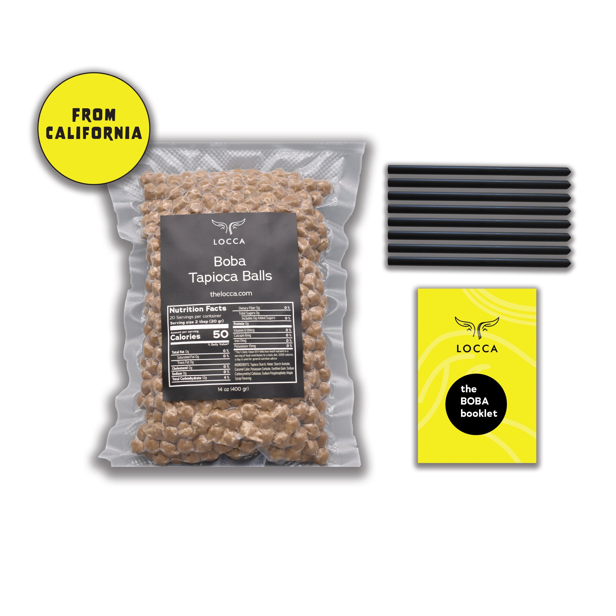 Boba - Premium Tapioca Pearls - 14 Ounces - 8 to 10 Servings - Boba for ...