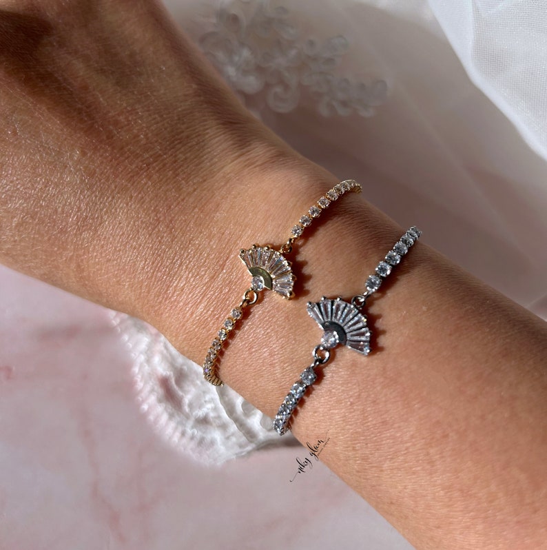 Set VALERIE Handgefertigte Süßwasser Perle Braut Schmuck Set Silber Gold/Hochzeits-Ohrringe Lariat Halskette Armband Bild 7