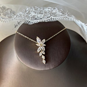 ORCHID set Braut Design Schmuck Set Roségold oder Silber oder Gold/Kristall Ohrringe Armband Halskette Bild 6