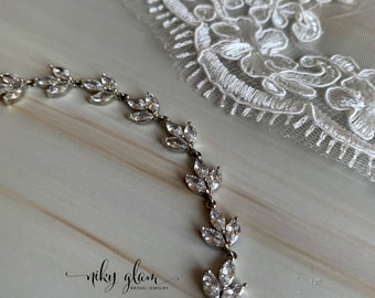 Bridal Crystal Bracelet / Wedding Jewelry/ Bridesmaid Jewelry