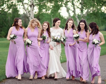 LILAC Bridesmaid Dress Infinity Dress ...