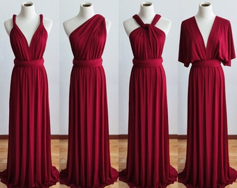 RUBY Infinity Dress, Bridesmaid Dress, Convertible Dress Bridesmaid, Long Dress for Women Wedding Guest Spring, Evening Dress Formal Dress