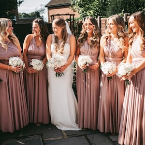 Etsy dusty rose bridesmaid dress shop