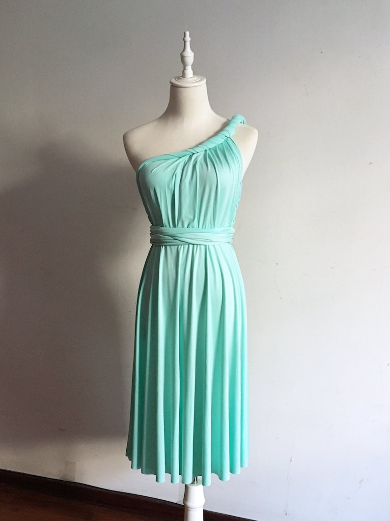Short Infinity Bridesmaid Dress Convertible Bridesmaid Dress Multi-way Dress Maternity Dress Floor Length Evening Dress Plus Size