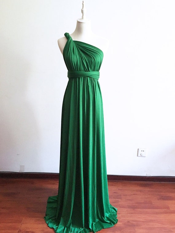 emerald green maternity gown
