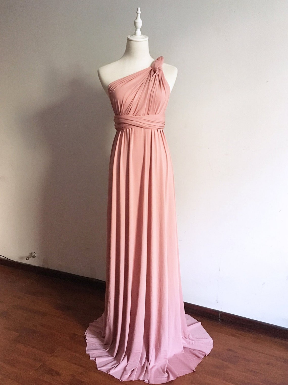 Dusty Rose Infinity Bridesmaid Dress Multiway Bridesmaid Etsy