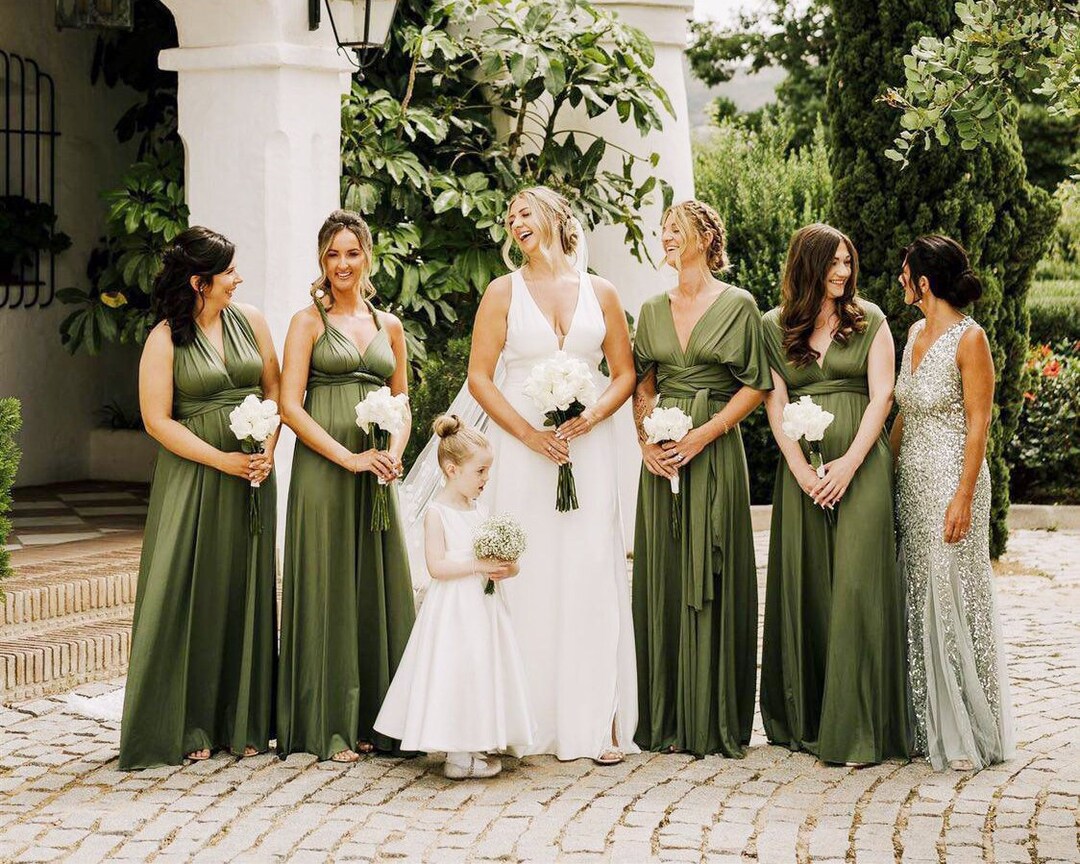 OLIVE Bridesmaid Dress, Infinity Dress, Convertible Dress Bridesmaid