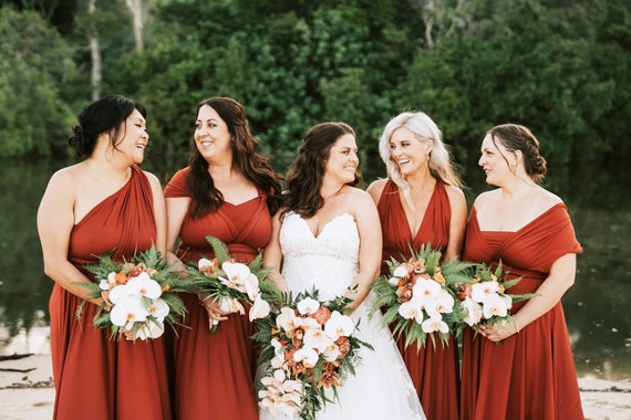 princess polly baby blue dress Terracotta Bridesmaid Dresses - Earthy Orange main image 0